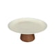 thumbnail image 1 of Frutero con pedestal para servir en la sala de estar, la cocina y la oficina. Plato blanco, 1 of 9