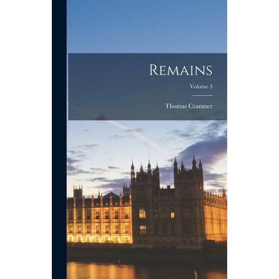 Remains; Volume 3 (Hardcover)