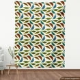 thumbnail image 4 of Ambesonne Ethnic Fabric by the Yard Upholstery, Leaves Hippie Bohemian Style, 3 Yards, Olive Green Ruby and Cinnamon, 4 of 5