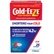 (2 pack) (2 pack) Cold-EEZE Natural Cherry Flavor Lozenges, 25 ct