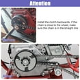 thumbnail image 3 of Mini Bike Chain Tensioner Adjuster Bracket with Roller Compatible with Predator 79cc 212cc 224cc 196cc GX160 GX200 Baja Doodlebug DB30 Coleman CT200U CT200U-EX BT200X Baja Minibike Parts, 3 of 9