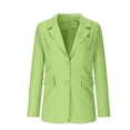 thumbnail image 4 of Womens Casual Blazer Jackets Long Sleeve Open Front Work Office Suit Jackets Business Dressy Lapel Button Coat with Pocket, 4 of 6