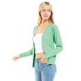 thumbnail image 6 of Made by Olivia Women's Classic Button Down Long Sleeve V-Neck Soft Knit Sweater Cardigan, 6 of 7