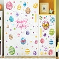 thumbnail image 5 of Happy Easter Egg Window Stickers Decorative Wall Decals for Home Party Decoration 12x18 Inches Colorful Spring Holiday Art Vinyl Sticker, 5 of 6