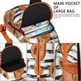 thumbnail image 4 of Crossbody Sling Backpack for Women Men Tropical Pattern with Papaya Shoulder Sling Crossbody Casual Chest Bag for Travel Sports Running Hiking, 4 of 6