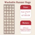 thumbnail image 6 of Hallway Runner Rug 2'x6' Washable Area Rugs Non Slip Laundry Rug Runner Floor Carpet Runners for Hallways Entryway Laundry Room Kitchen, 6 of 11