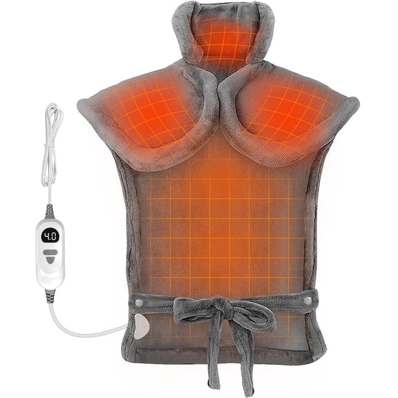 PAGOBETTER Electric Heating for Back, Birthday Christmas Gifts for Women Men Mom Dad Elderly, Large Heat Pad for Neck Shoulders, 26"x35"