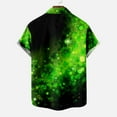thumbnail image 5 of Midsumdr St. Patrick's Day Shirts for Men Casual Buttons Turndown Collar Shirts with Pocket Short Sleeve Plus Size Comfortable Hawaiian Shirt, 5 of 5