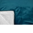thumbnail image 4 of PAVILIA Plush Sherpa Fleece Throw Blanket Teal Blue | Soft, Warm, Fuzzy Turquoise Throw for Couch Sofa | Solid Reversible Cozy Microfiber Fluffy Blanket, 50x60, 4 of 7