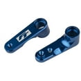 thumbnail image 2 of Associated 91983 RC10b6.4 Ft Steering Bellcranks Blue Aluminum, 2 of 3