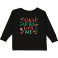 thumbnail image 3 of Inktastic Nana and Papa Love Me Girls Long Sleeve Toddler T-Shirt, 3 of 5