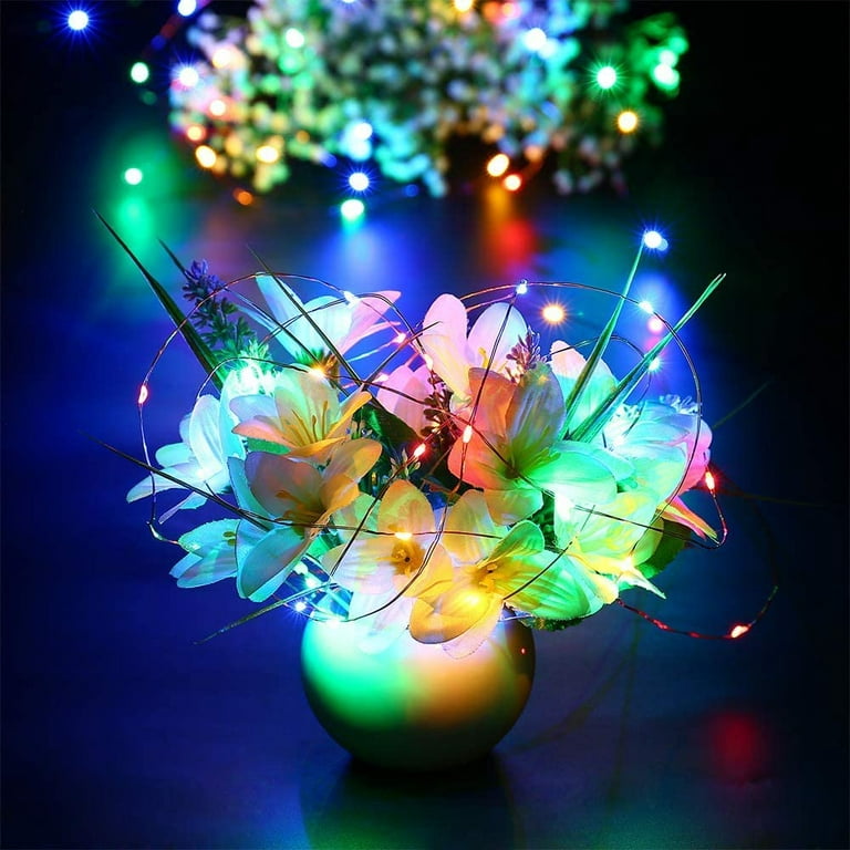LED Fairy String Lights 50M-500 30M-300 20M-200 10M-100LEDs Copper Wire  Light with Remote Control Christmas Lights Dimmable Starry Star Lights for  Party Wedding Bedroom Christmas Tree Plug in 2024 - $17.99