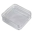 thumbnail image 2 of TidBay Air Fryer Dehydration Rack Stackable Stainless Steel Multi-Layer Dehydrator for Chips Popcorn Fruits Beef Jerky, 2 of 8