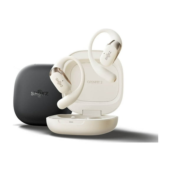Shokz - OpenFit 2, Open-Ear True Wireless Earbuds - Beige