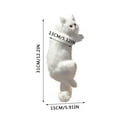 thumbnail image 3 of LOVEVER Crafts Simulation Pet Home Decoration Furry Hanging Cat Simulated Cat Stuffed Animals Realistic Cat Handicrafts Creatives Gift Hanging Cats Desktop Decoration, 3 of 3