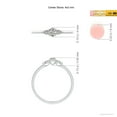 thumbnail image 5 of ANGARA Natural and Pear-Shaped Diamond Three Stone Ring in 14K White Gold for Women (Size-4x3mm| Color-K| Clarity-I3) | April Birthstone, Anniversary, Jewelry Gift for Women | Natural Diamond Ring, 5 of 9