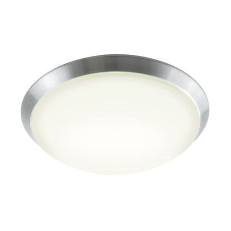 

Luna 48-Light Flush Mount in Brushed Aluminum with Polycarbonate Diffuser - Integrated LED - Medium