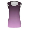 thumbnail image 4 of ZACPNCV Tank Tops for Girls Dressy Casual Sleeveless T Shirts Loose Comfy Camisole Trendy Cute Blouses Summer Top Purple 5-6 Years, 4 of 5