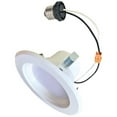 thumbnail image 2 of Bulbrite Pack of (4) 9W 4” Canless Recessed Fixtures with Adjustable Gimbal Ring - White, 2 of 3