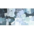thumbnail image 2 of Borges, Victoria 32x18 Black Ornate Wood Framed with Double Matting Museum Art Print Titled - Blue Deluge I, 2 of 4