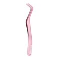 thumbnail image 2 of 2 Pinzas Profesionales 2 En 1 Para Pestañas Curvas, Para Hacer Extensiones De Pestañas Tú Mismo, En Color Rosa, 2 of 8