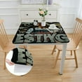 thumbnail image 2 of Acheng Dinosaurs Square Tablecloth Washable for Home Kitchen Outdoor Decoration 100% Polyester Fiber 46*46, 2 of 8