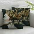 thumbnail image 3 of ARISTURING Black Queen Pillow Covers Set - Cool Teenage Girl Gifts,Decorative Crown Pillow Covers, Gifts, Girl Gifts, Decor for, 3 of 5