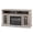Grey, ships in 2 packages, variant on PAPROOS Fireplace TV Stand for 65 Inch TV, Farmhouse Entertainment Center with 23'' Fireplace, Electric Fireplace TV Stand with LED Light, TV Console for Living Room, Gray