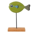 thumbnail image 1 of Shisuyan Artificial Fish Models Realistic Fish Model Wood 1Set 6.7X3.9X1.8In, 1 of 8