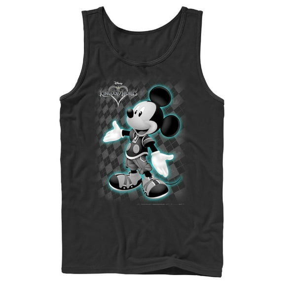 Men's Kingdom Hearts 1 King Mickey  Tank Top Black Large