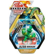 Bakugan Ultra, Serpillious, 3-inch Tall Geogan Rising Collectible Action Figure and Trading Card