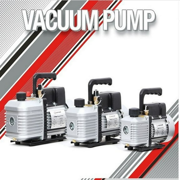Everwell 7.0 CFM 3/4 HP 2-Stage Vacuum Pump 115-220V/50-60HZ
