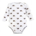 thumbnail image 4 of Hudson Baby Cotton Long-Sleeve Bodysuits, 3- Pack, Newborn- 24 Months, 4 of 5