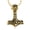 Gold, variant on Mjolnir Thors Hammer Urn Necklace for Ashes Nordic Viking Cremation Jewelry for Women Men Celtic Knot Urn Necklace Ashes Pendant for Ashes Holder
