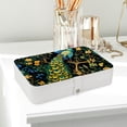 thumbnail image 6 of Peacock Earring Organizer Jewelry Box with Removable Compartment and Portable Design, 6 of 6