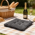 thumbnail image 2 of Viflosae Chair Cushions Desk Chair Cushion Cushion for Chair Velvet Office Ottoman Floor Mat Color Chair Cushion Strap Outdoor Accessory, 2 of 7
