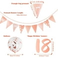 thumbnail image 3 of Birthday Decoration Reusable Banner Bright Shiny Confetti Clear Sequins Latex Balloons Exquisite Appearance for Wedding Ornament Type 1, 3 of 9