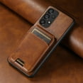 thumbnail image 5 of ELEHOLD Wallet Case for Samsung Galaxy A14 5G Case Premium Retro Style Leather with Back Flip Card Holders Stand Function Magnetic Closure Shockproof Purse Case for Men Women,brown, 5 of 9