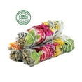 thumbnail image 3 of Ancient Veda Joy White Sage with Flowers Smudge Sticks Pack of 3 Bundles & Smudge Guide, 3 of 3