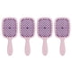 thumbnail image 1 of Herramienta de peluquería, 4 peines de masaje huecos, cepillo para desenredar el cabello, cepillo para masaje, tecnología avanzada, 1 of 9