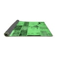 thumbnail image 2 of Ahgly Company Indoor Rectangle Patchwork Emerald Green Transitional Area Rugs, 2' x 4', 2 of 4