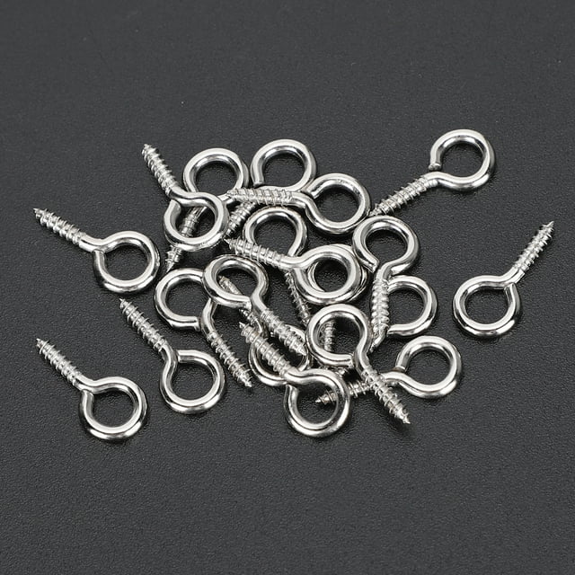 Screw Eye Jewelry Accessory Screw Spike Crafts Projects Pearl Screw Small Screw Pendant Connector For Pearl Pendants