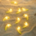 thumbnail image 4 of Lumière de décoration, Guirlande Lumineuse LED Simulation alimentée par Batterie légère de Banane pour Chambre à Coucher pour Cour, 4 of 5