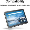 thumbnail image 4 of [1 Pack]Goldcherry Screen Protector Compatible for Lenovo Tab M10/Lenovo TB-X605F Tablet, Anti-Scratch/Bubble-Free/High Definition/ 9H Hardness Tempered Glass Film Fit Lenovo Tab M10 2018 Released, 4 of 7