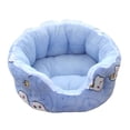 thumbnail image 1 of Cama para Gatos Nido para Gatos Autocalentable, Calmante, Posponer, Dormir Cómodo Sofá Interior para Gatos Felpa para Gatos, Cachorros , Azul Pequeño, 1 of 8