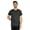 Dark Gray, variant on Solid Short Sleeve Crewneck T-ShirtForMens Lightweight EverydayShirtsW/ Patch Pocket