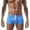 Sky Blue, variant on CALAFEBILA Mens Swimming Trunks Summer High Stretch Quick Dry Solid Beach Vacation Athletic Swim Trunks with Mesh Liner