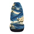 thumbnail image 3 of Uourmeti Tropical Floral & Palm Tree Print Car Seat Cover Anti-Slip Seat Covers for Cars Non Slip Anti-Scratch 1 Pieces Set Compatible with Automobile Vehicle, 3 of 6