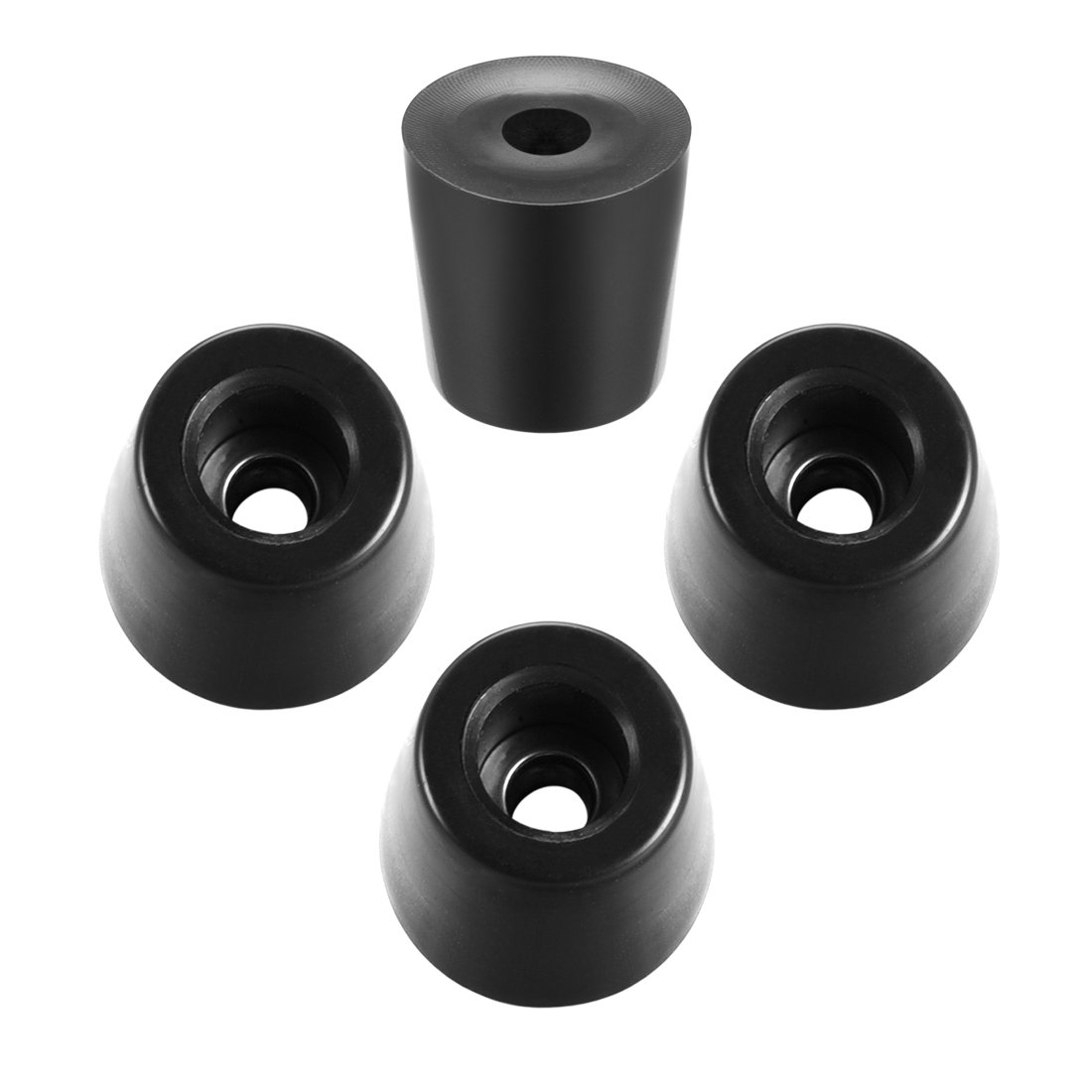 2-Pack Large Self-Adhesive Foam Bumper Pads - Black TPR Rubber Protection 4x6 Inches 10 thumbnail image