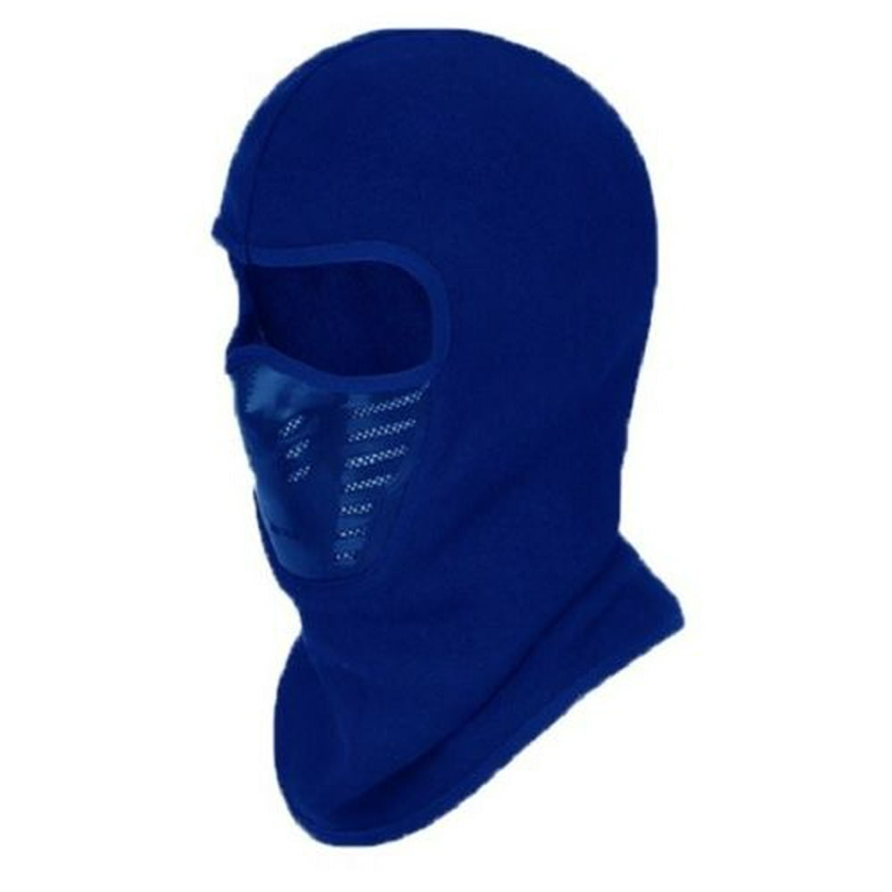 ClimaZero - ClimaZero Adult Blue Micro Fleece Air Flow Face Mask Ski ...